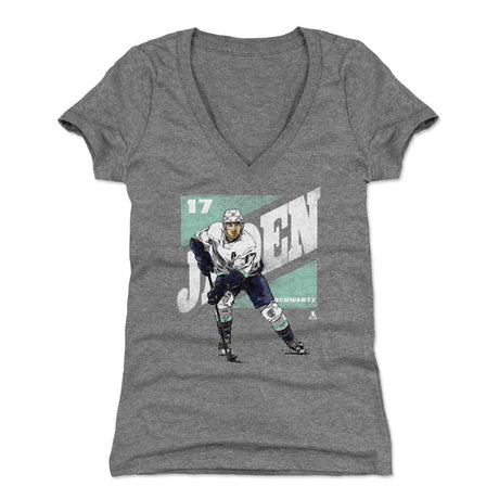 Jaden Schwartz Women's V-Neck T-Shirt | 500 LEVEL