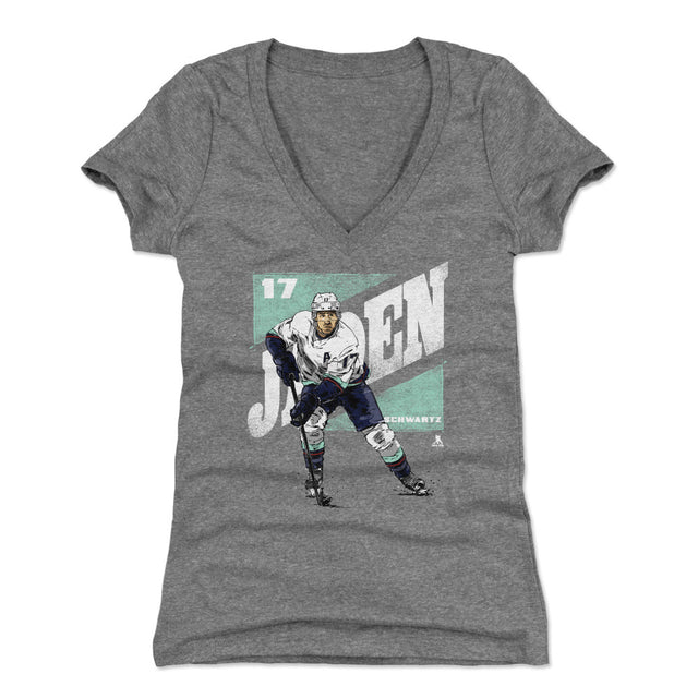 Jaden Schwartz Women's V-Neck T-Shirt | 500 LEVEL