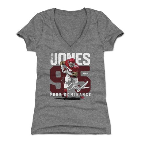 Chris Jones Women's V-Neck T-Shirt | 500 LEVEL