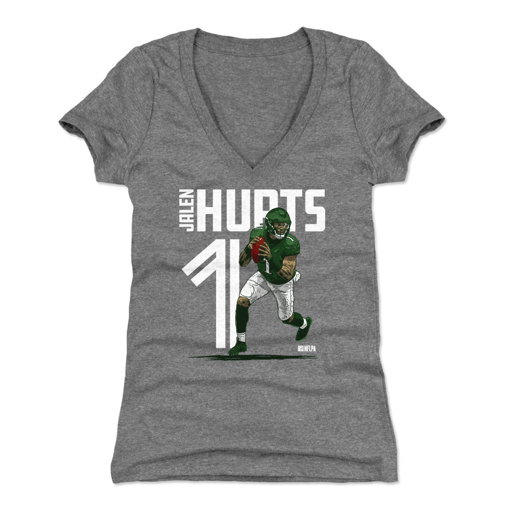 Jalen Hurts Women's V-Neck T-Shirt | 500 LEVEL
