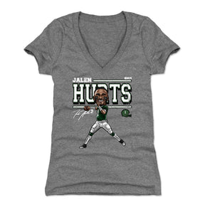 Jalen Hurts Women's V-Neck T-Shirt | 500 LEVEL
