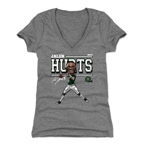 Jalen Hurts Women's V-Neck T-Shirt | 500 LEVEL