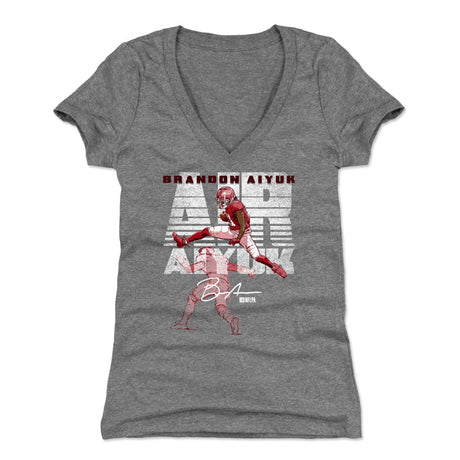 Brandon Aiyuk Women's V-Neck T-Shirt | 500 LEVEL