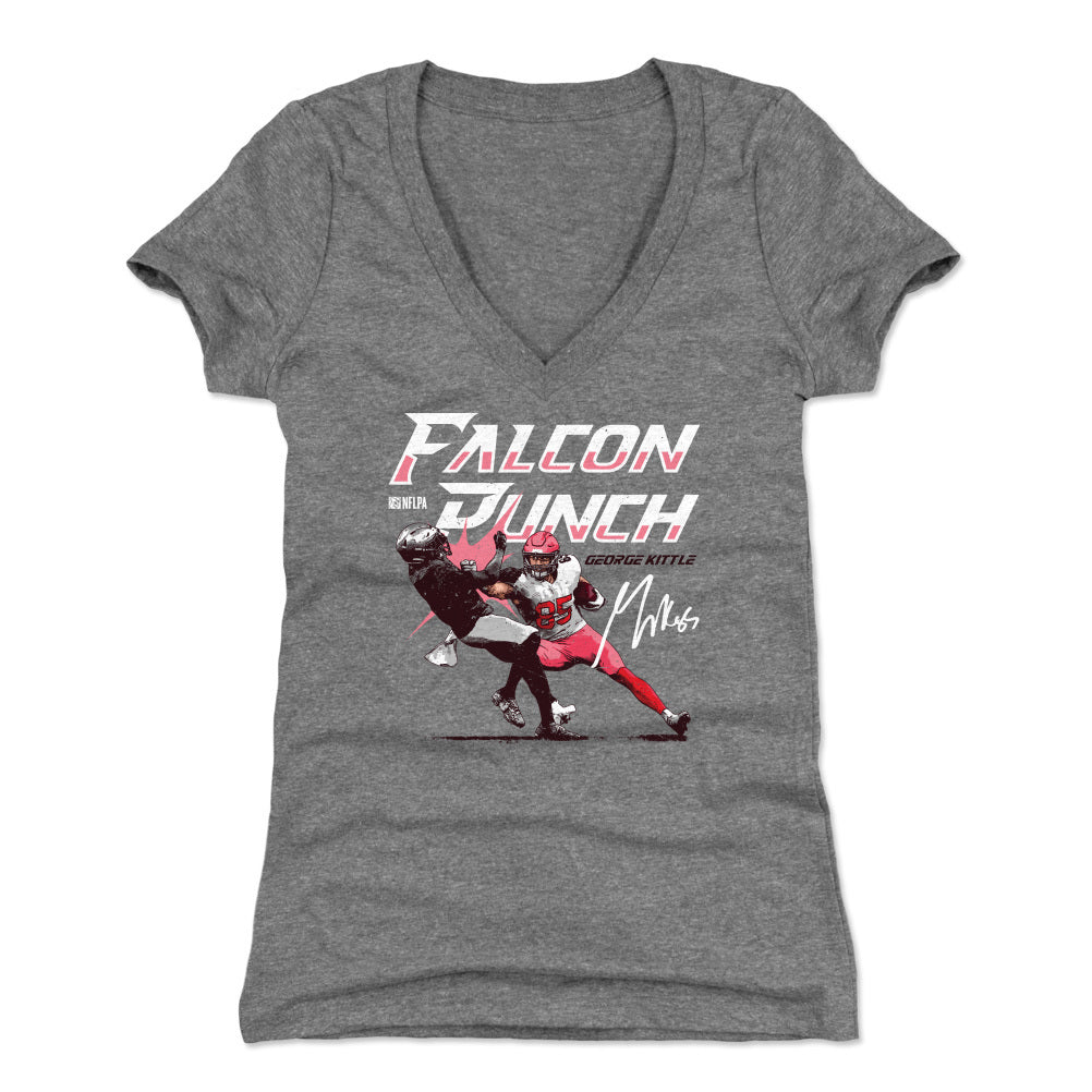 George Kittle Women's V-Neck T-Shirt | 500 LEVEL
