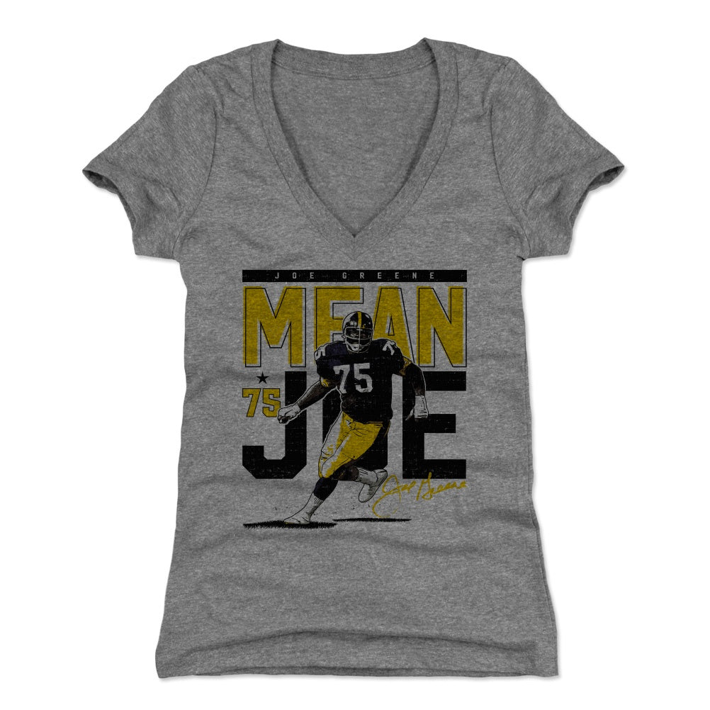 Mean Joe Greene Women&#39;s V-Neck T-Shirt | 500 LEVEL