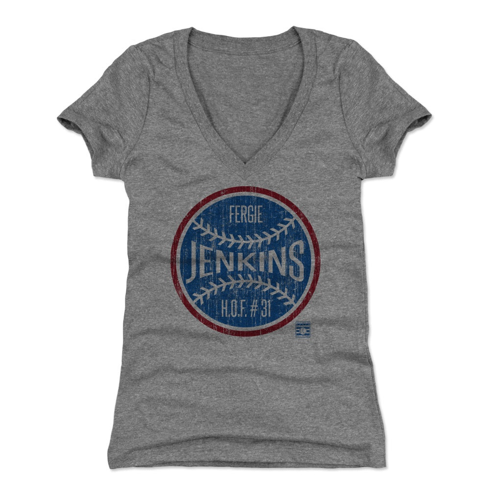 Fergie Jenkins Women's V-Neck T-Shirt | 500 LEVEL