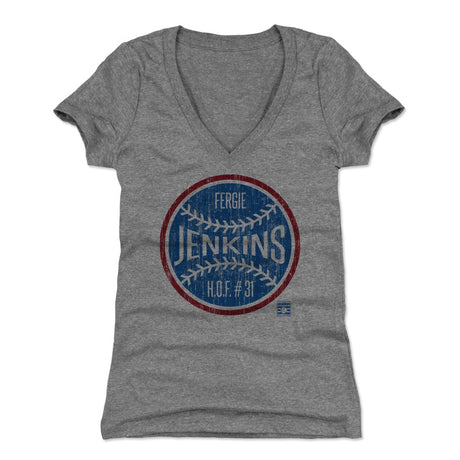 Fergie Jenkins Women's V-Neck T-Shirt | 500 LEVEL
