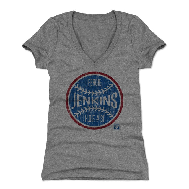 Fergie Jenkins Women's V-Neck T-Shirt | 500 LEVEL