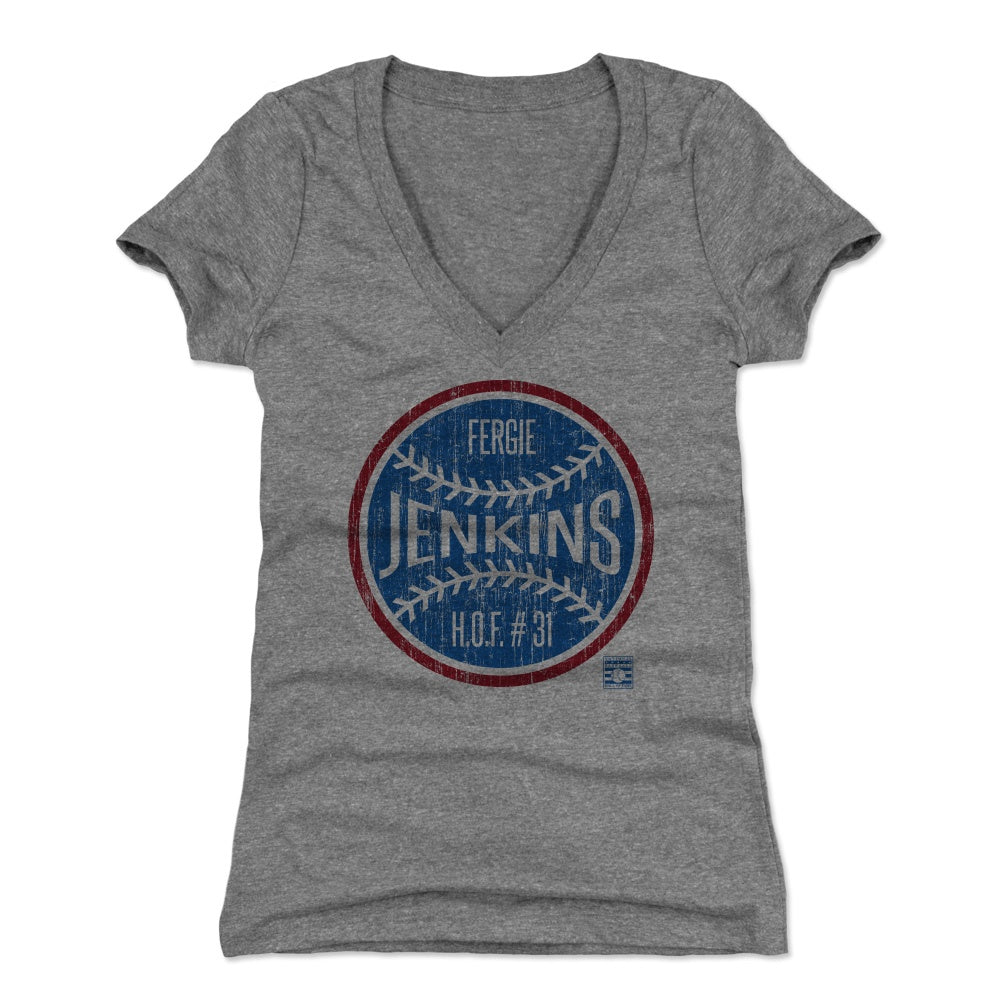 Fergie Jenkins Women&#39;s V-Neck T-Shirt | 500 LEVEL
