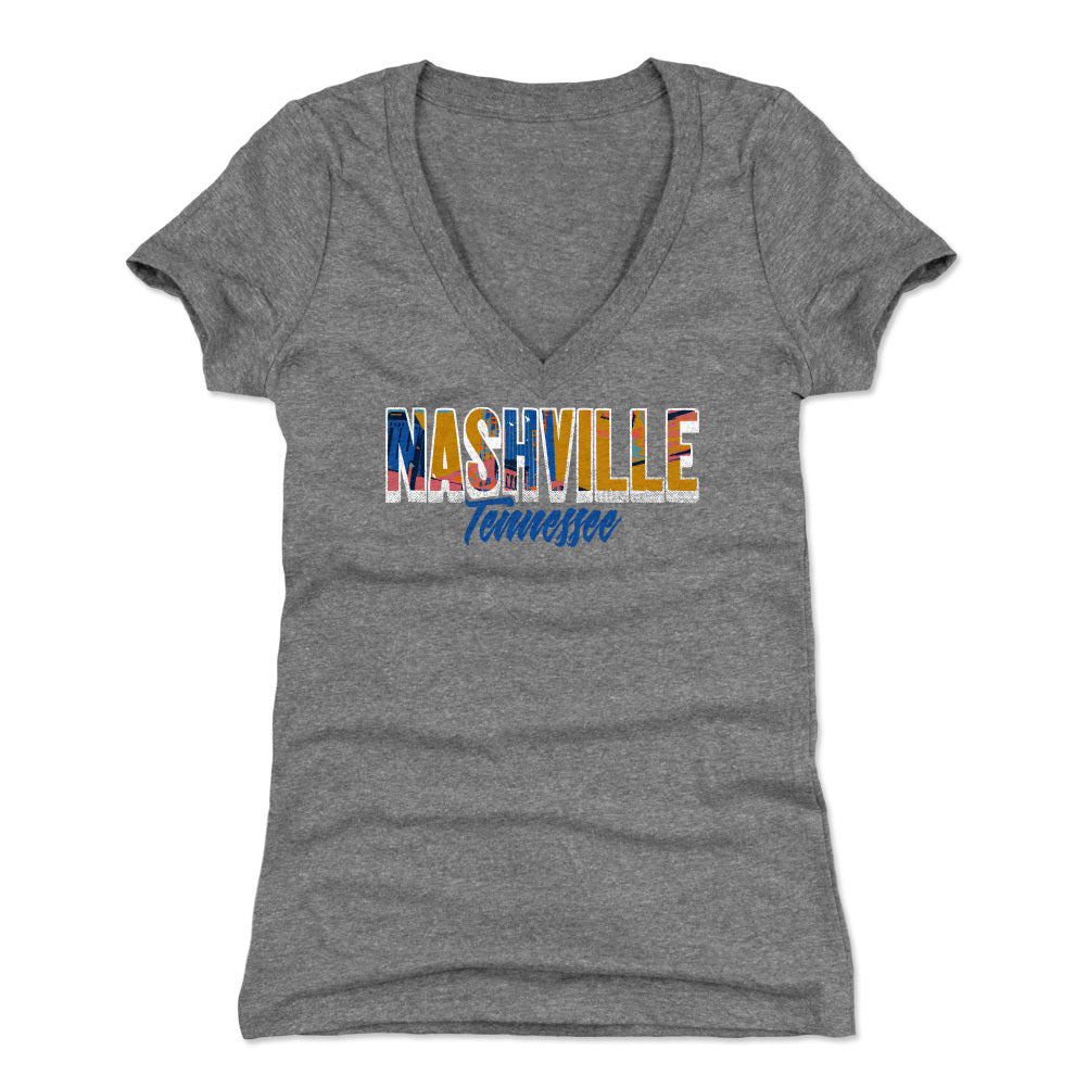 Nashville Women&#39;s V-Neck T-Shirt | 500 LEVEL