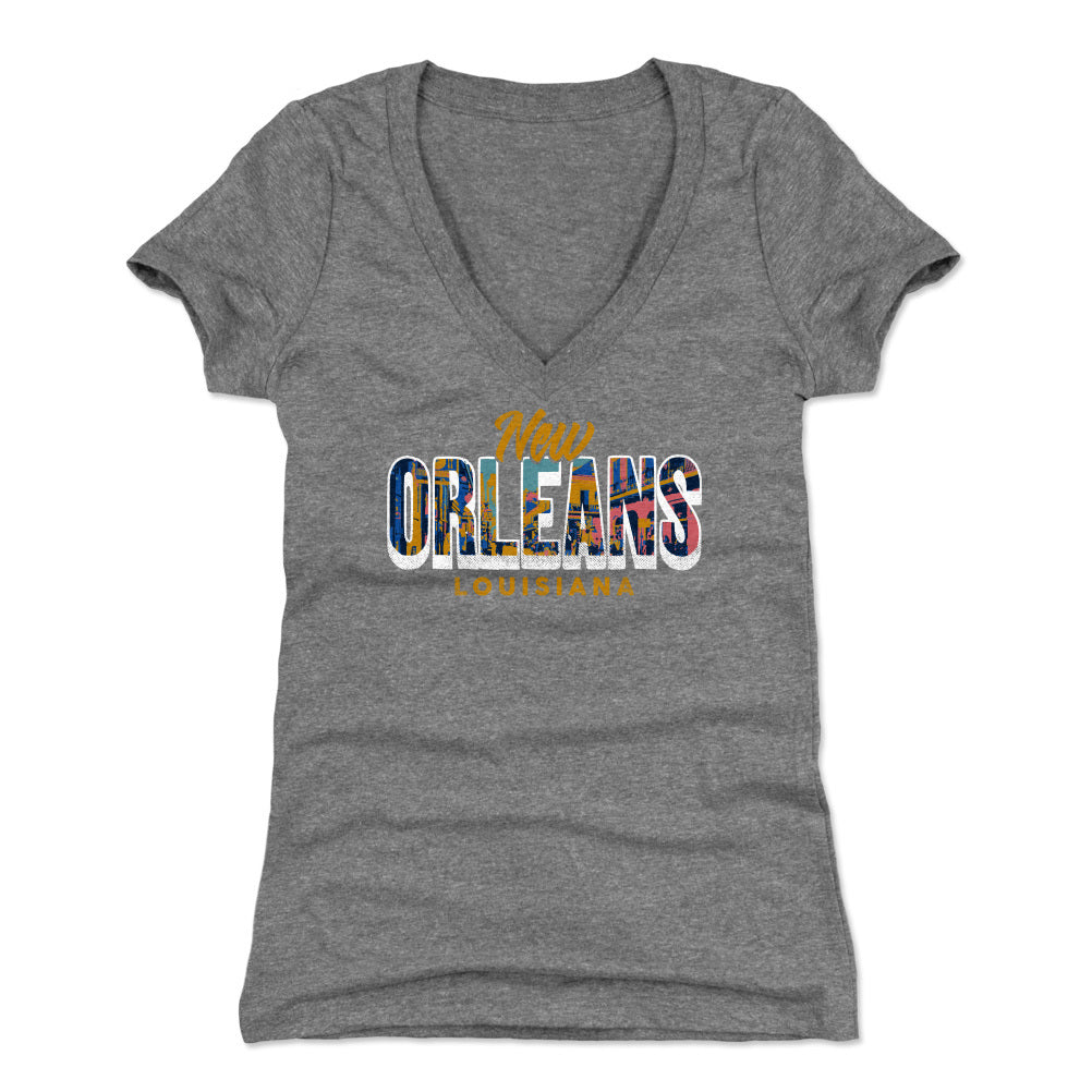 New Orleans Women's V-Neck T-Shirt | 500 LEVEL