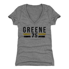 Mean Joe Greene Women's V-Neck T-Shirt | 500 LEVEL