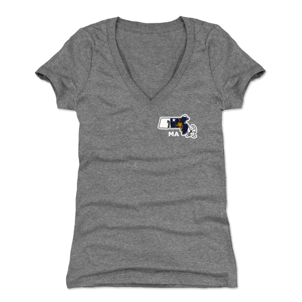 Massachusetts Women's V-Neck T-Shirt | 500 LEVEL