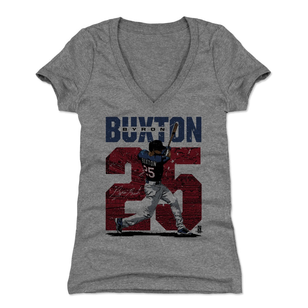 Byron Buxton Women's V-Neck T-Shirt | 500 LEVEL