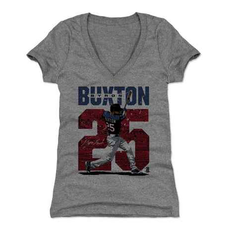Byron Buxton Women's V-Neck T-Shirt | 500 LEVEL