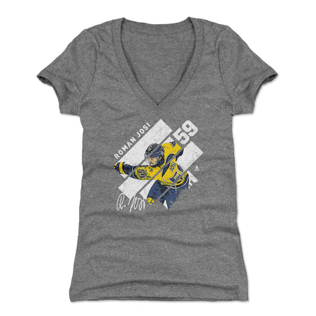 Roman Josi Women's V-Neck T-Shirt | 500 LEVEL