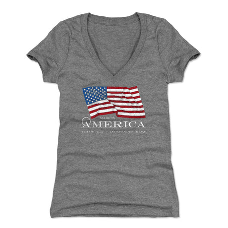 USA Women's V-Neck T-Shirt | 500 LEVEL