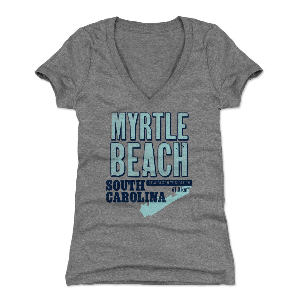 Myrtle Beach Women's V-Neck T-Shirt | 500 LEVEL