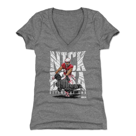Nick Bosa Women's V-Neck T-Shirt | 500 LEVEL