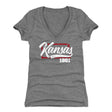 Kansas Women's V-Neck T-Shirt | 500 LEVEL
