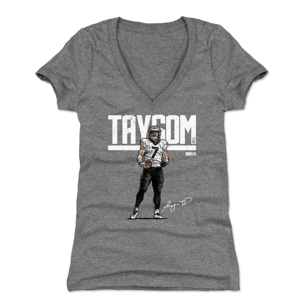 Taysom Hill Women's V-Neck T-Shirt | 500 LEVEL
