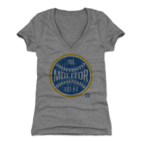 Paul Molitor Women's V-Neck T-Shirt | 500 LEVEL