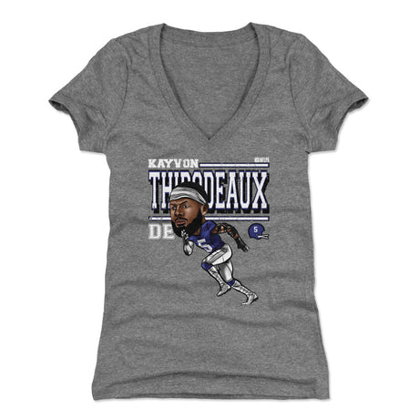 Kayvon Thibodeaux Women's V-Neck T-Shirt | 500 LEVEL
