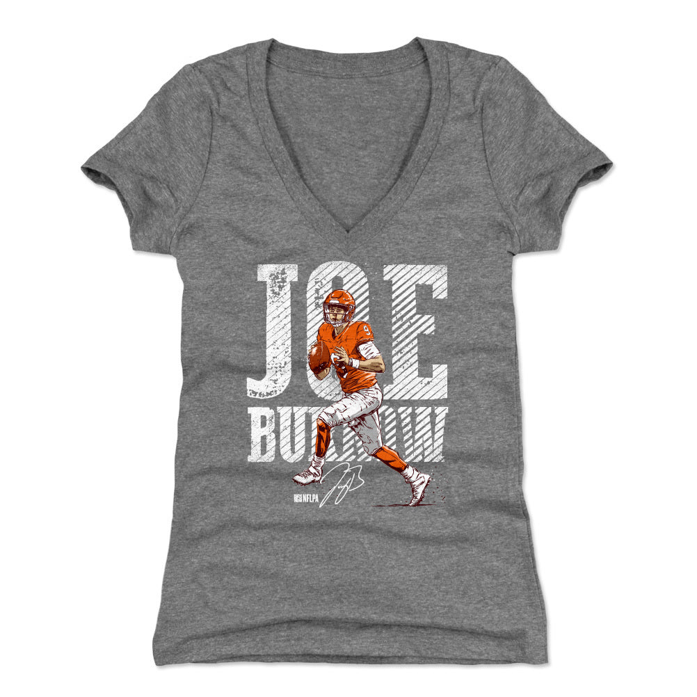 Joe Burrow Women&#39;s V-Neck T-Shirt | 500 LEVEL
