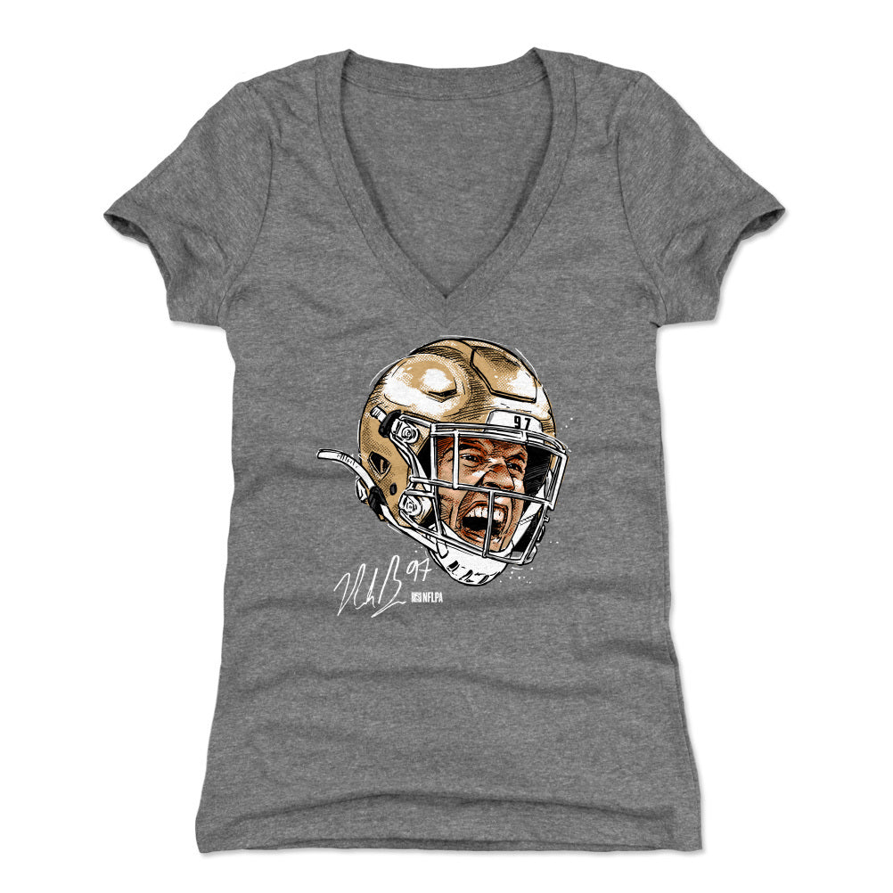 Nick Bosa Women's V-Neck T-Shirt | 500 LEVEL