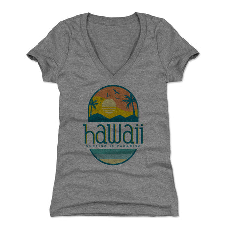 Hawaii Women's V-Neck T-Shirt | 500 LEVEL