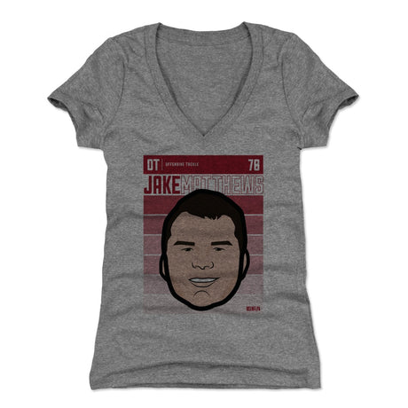 Jake Matthews Women's V-Neck T-Shirt | 500 LEVEL