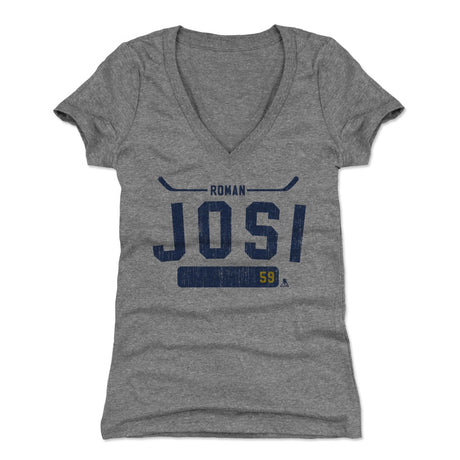 Roman Josi Women's V-Neck T-Shirt | 500 LEVEL