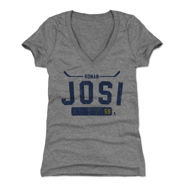 Roman Josi Women's V-Neck T-Shirt | 500 LEVEL