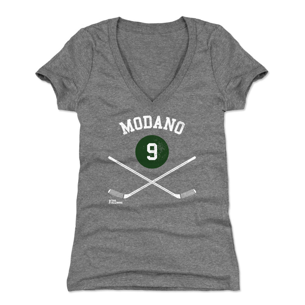 Mike Modano Women's V-Neck T-Shirt | 500 LEVEL