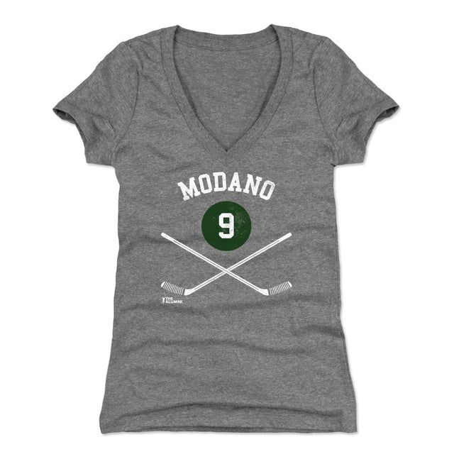 Mike Modano Women's V-Neck T-Shirt | 500 LEVEL