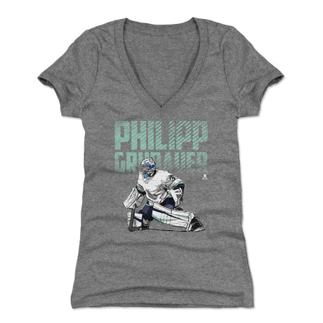 Philipp Grubauer Women's V-Neck T-Shirt | 500 LEVEL
