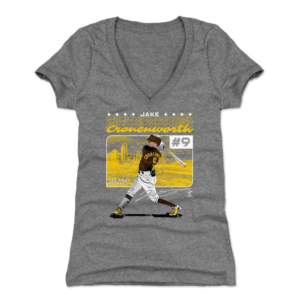 Jake Cronenworth Women's V-Neck T-Shirt | 500 LEVEL