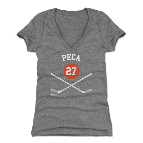Michael Peca Women's V-Neck T-Shirt | 500 LEVEL