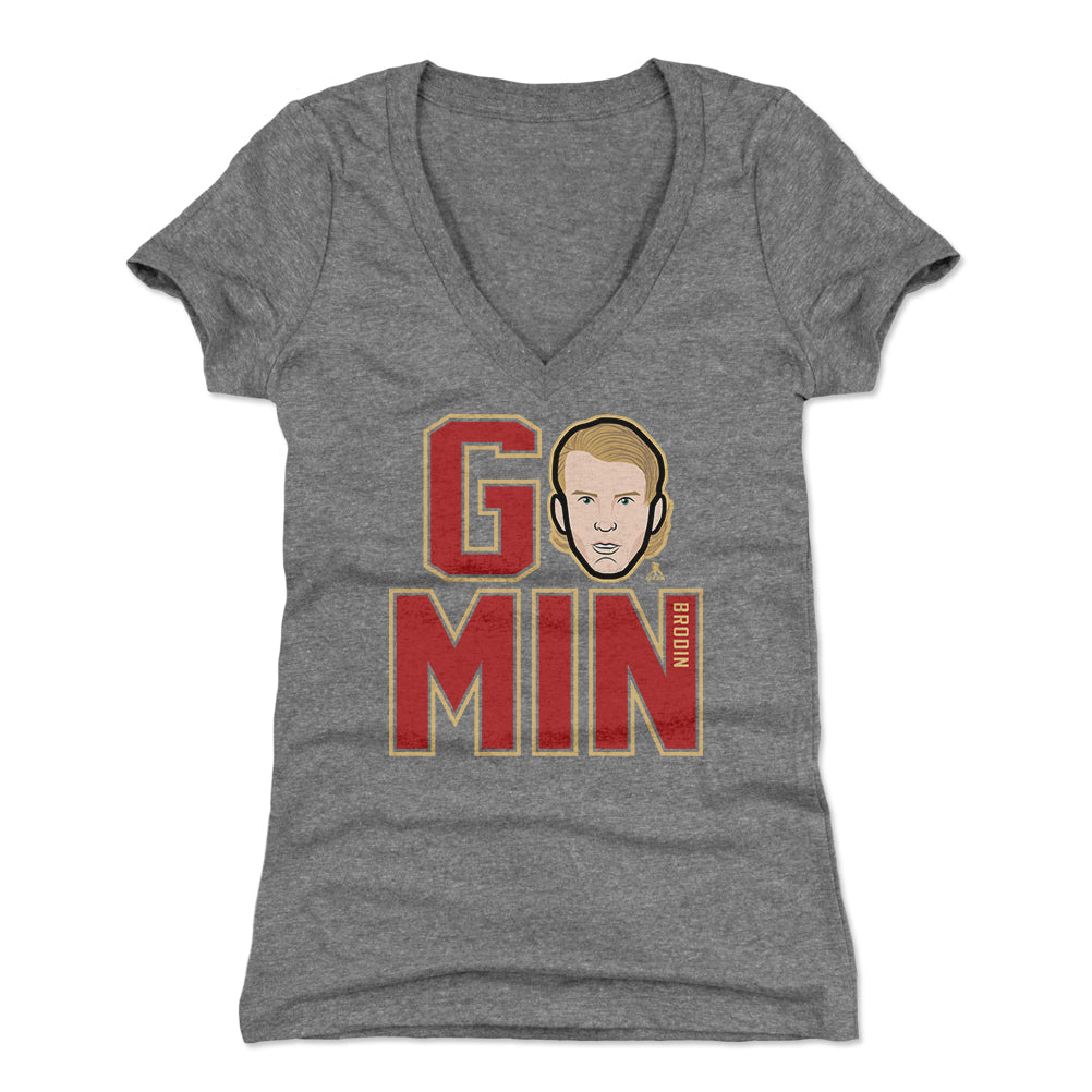 Jonas Brodin Women's V-Neck T-Shirt | 500 LEVEL