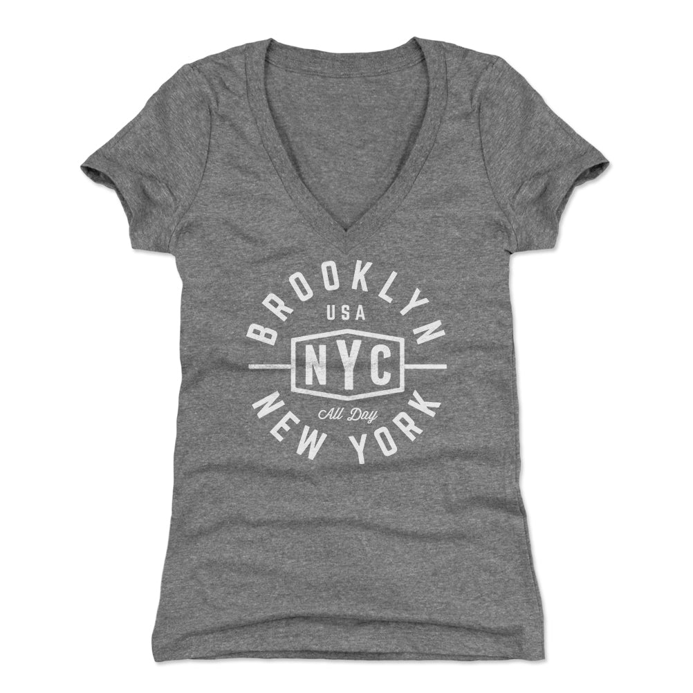 Brooklyn Women's V-Neck T-Shirt | 500 LEVEL