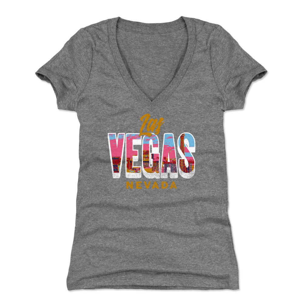 Las Vegas Women's V-Neck T-Shirt | 500 LEVEL
