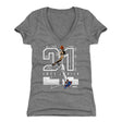 Joel Embiid Women's V-Neck T-Shirt | 500 LEVEL