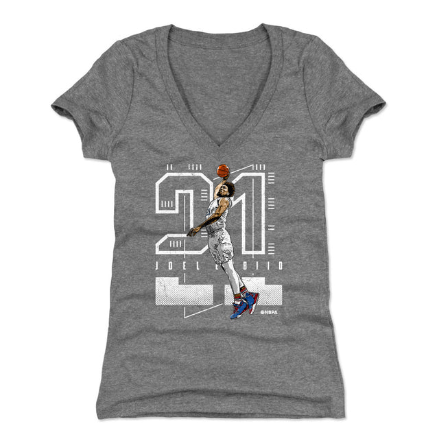 Joel Embiid Women's V-Neck T-Shirt | 500 LEVEL
