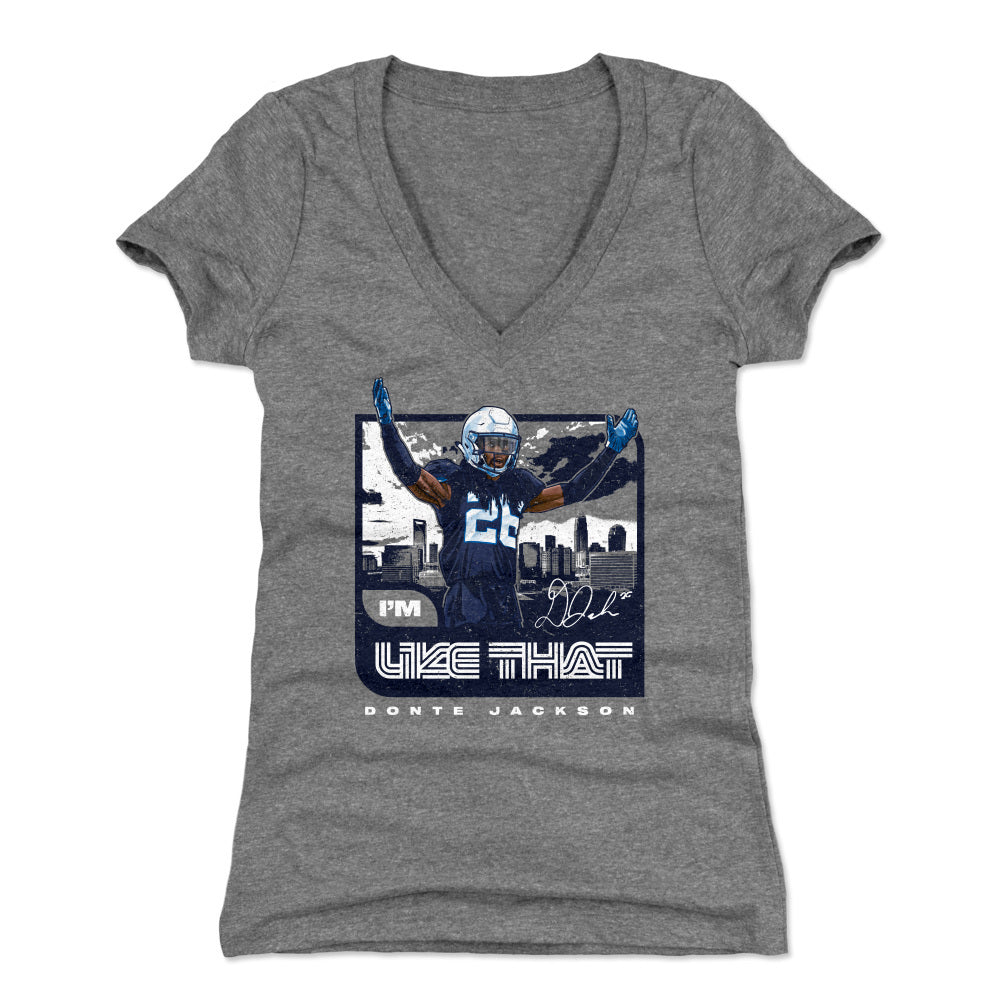 Donte Jackson Women&#39;s V-Neck T-Shirt | 500 LEVEL