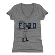 Whitey Ford Women's V-Neck T-Shirt | 500 LEVEL