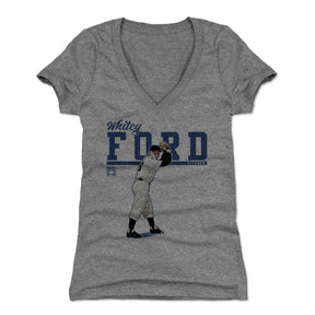Whitey Ford Women's V-Neck T-Shirt | 500 LEVEL
