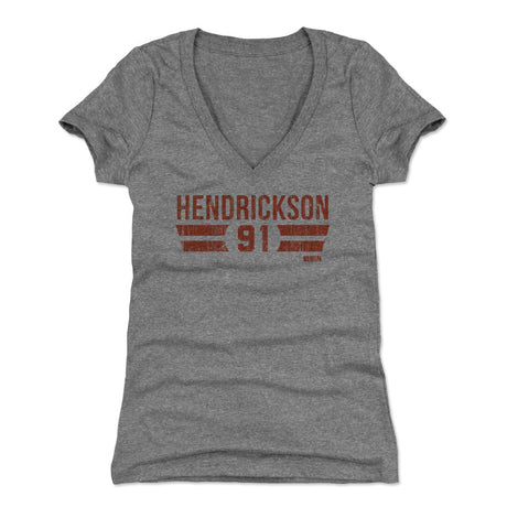 Trey Hendrickson Women's V-Neck T-Shirt | 500 LEVEL