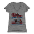 Jim Bunning Women's V-Neck T-Shirt | 500 LEVEL