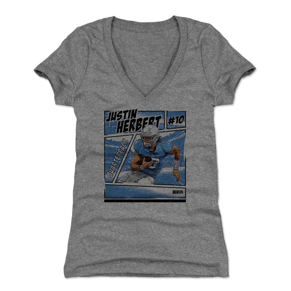 Justin Herbert Women&#39;s V-Neck T-Shirt | 500 LEVEL