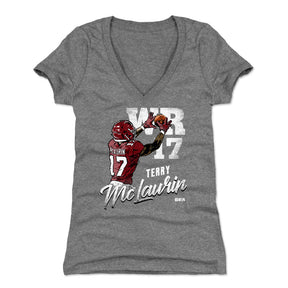 Terry McLaurin Women's V-Neck T-Shirt | 500 LEVEL